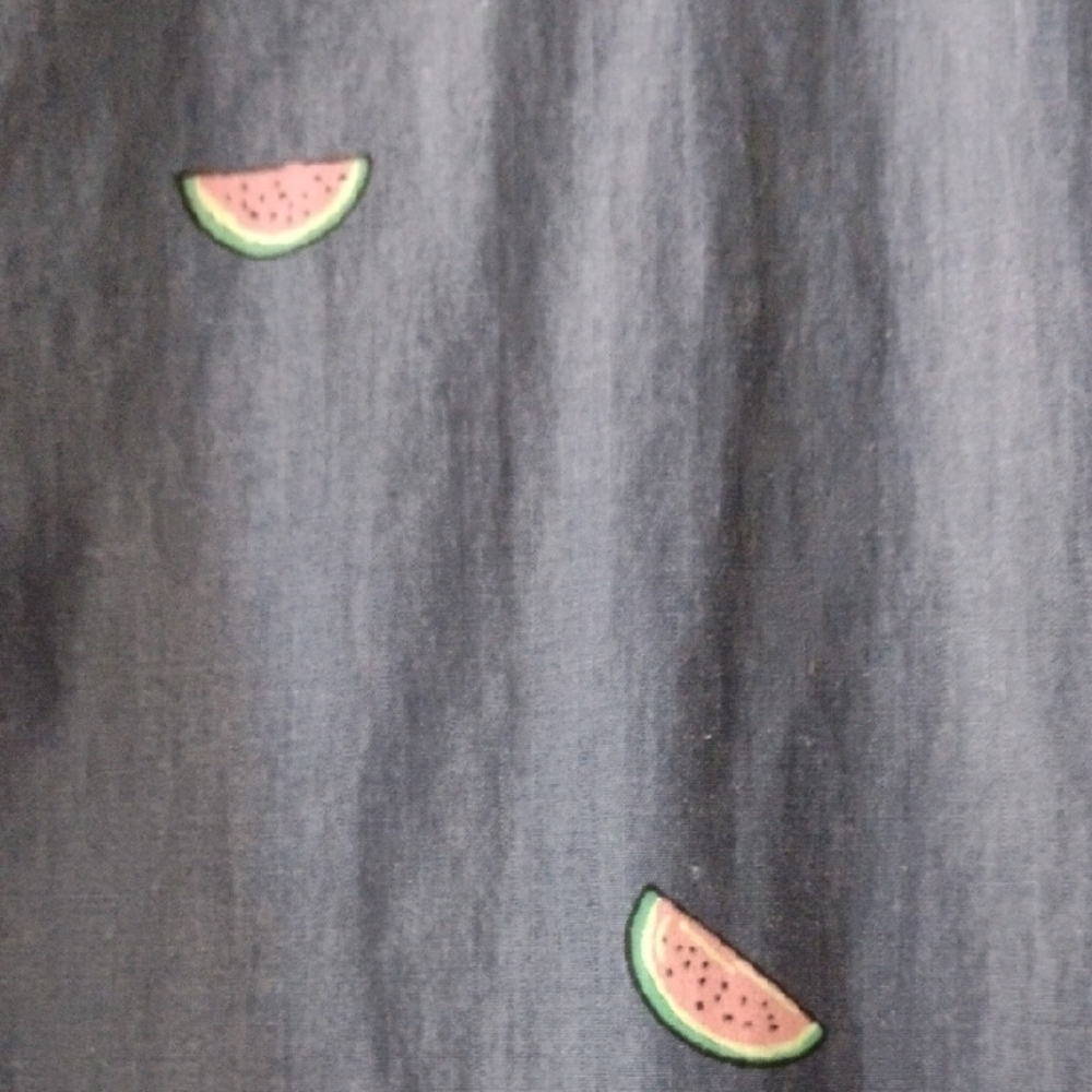Banana Republic Luxe Poplin Slim Fit Watermelon 🍉 Slice Summer Size M - Picture 3 of 5